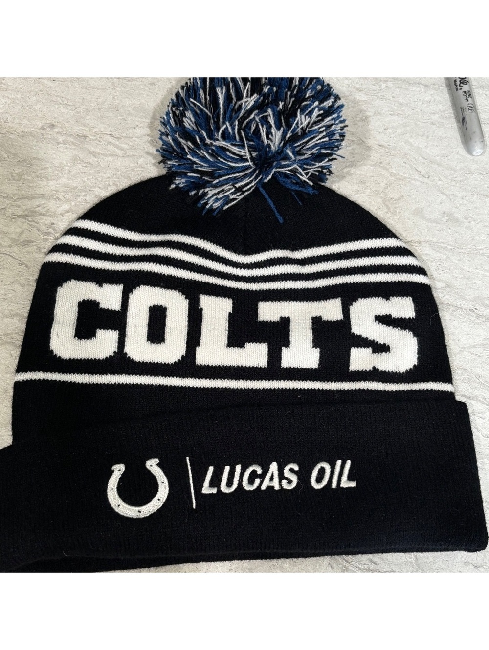 Indianapolis Colts x Lucas Oil Knit Beanie